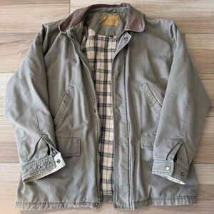 Sonoma Flannel Lined Gray Barn Coat